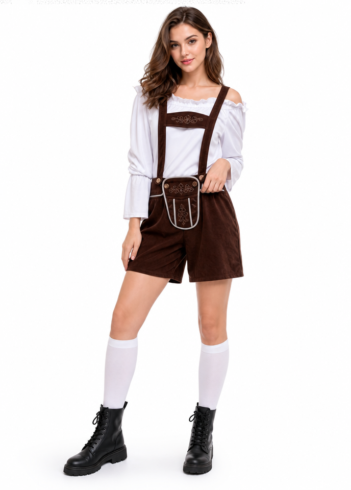 Women's Lederhosen Oktoberfest Costume