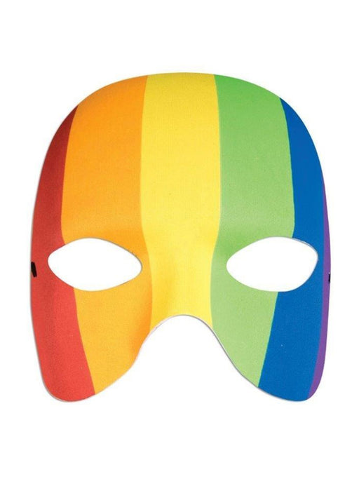 Rainbow Half Mask for Adults | Eye Mask for Pride & Costume Events