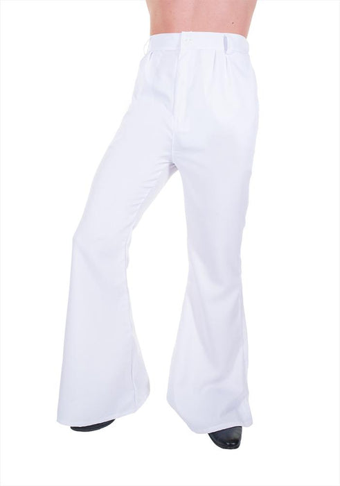 White Flared Trousers - Buy Online Only