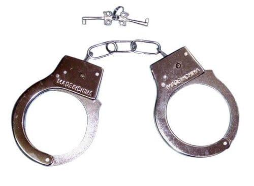 Metal Costume Hand Cuffs - The Costume Company