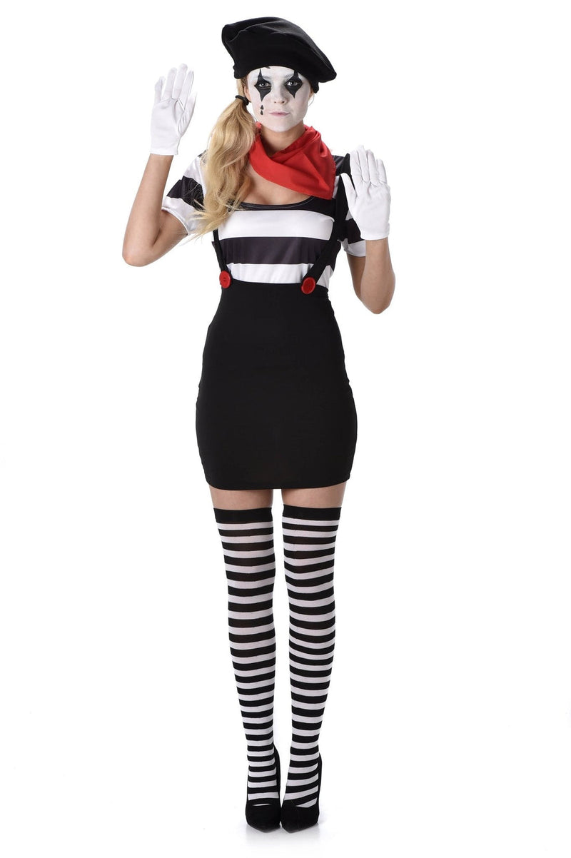 Mime Girl Costume