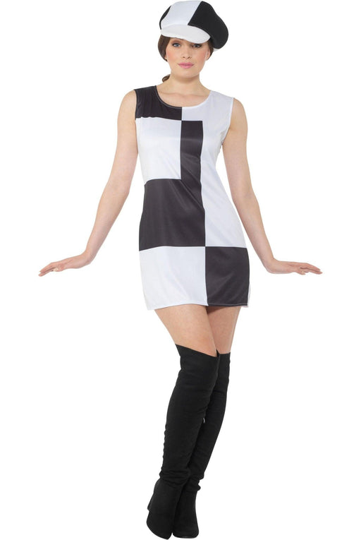 Monochrome Girl Costume - The Costume Company