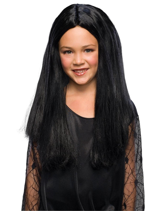 Morticia Addams Family Child Wig - The Costume Company