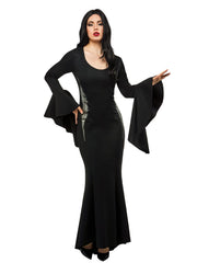 Morticia Addams Family Deluxe Costume - The Costume Company