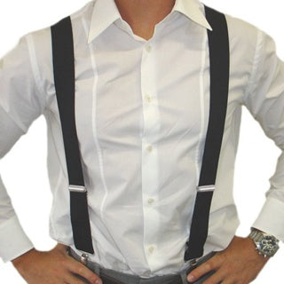 Black Trouser Braces | Suspenders