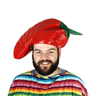 Red Chilli Hat | Fun Mexican Fiesta Costume Party Accessory