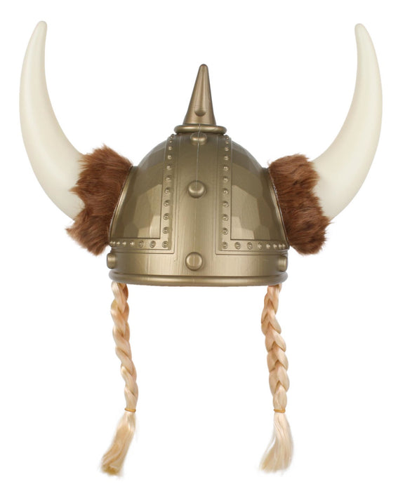 Viking Helmet With plaits