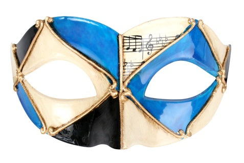 Pietro Blue & Black Eye Mask