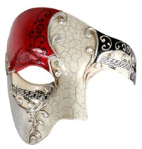 Maestro Red and Gold Eye Mask