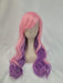 Pink & Purple Two Tone Heat Styleable Wig - The Costume Company