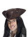 Pirate Brown Tricorn Hat - Buy Online Only - The Costume Company