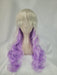 Purple & White Two Tone Heat Styleable Wig - The Costume Company