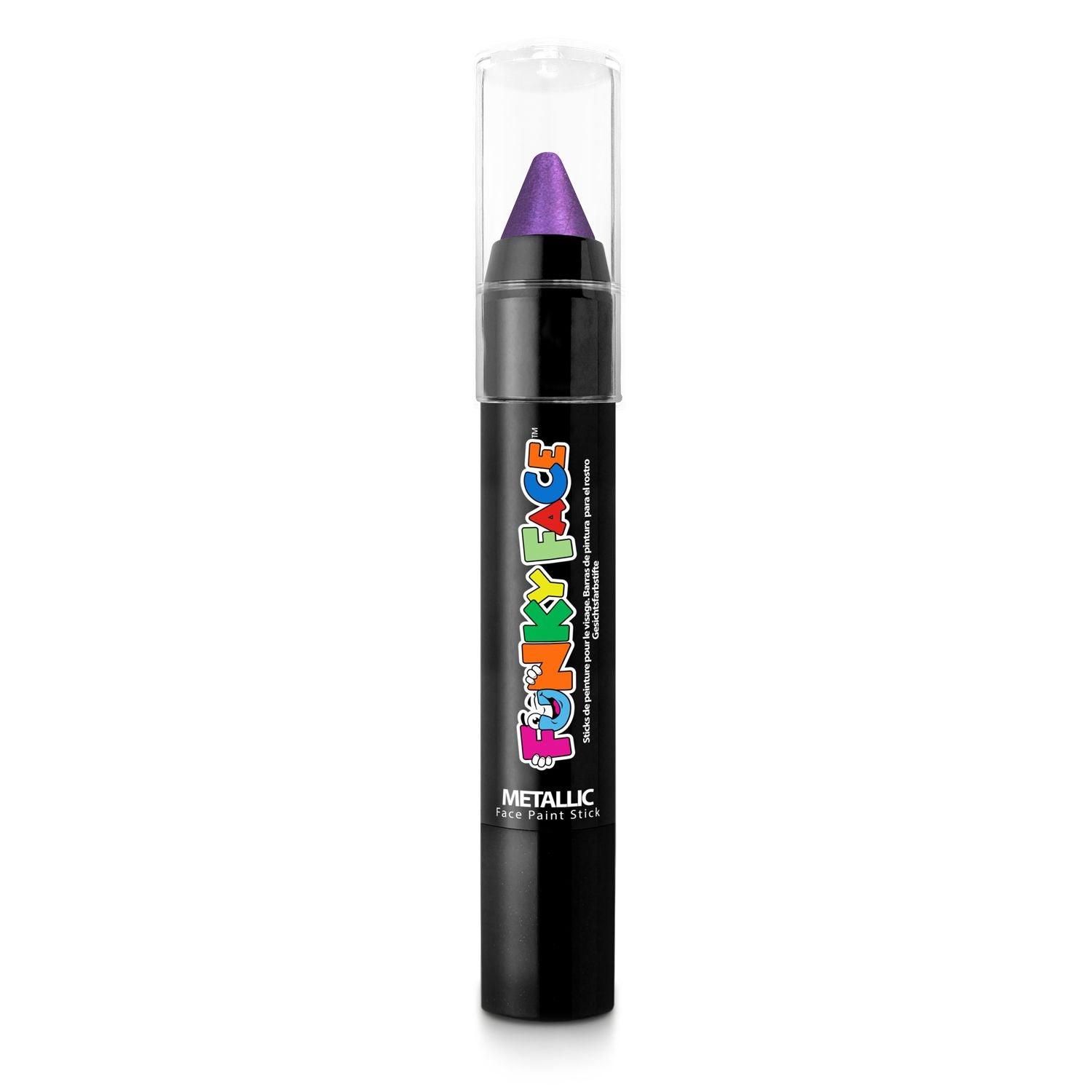 Purple Metallic Face Paint Stick — The Costume Company