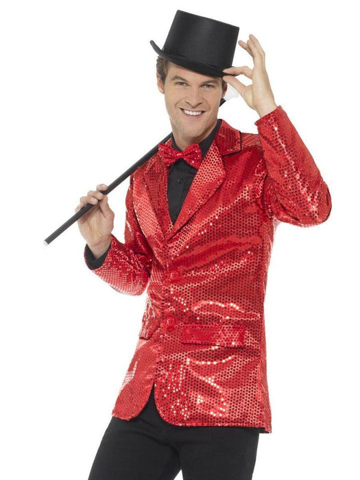 Red Sequin Jacket - Buy Online Only - The Costume Company