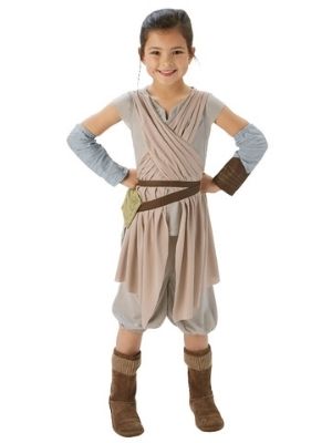 Deluxe Star Wars Child Rey Costume - Buy Online Only
