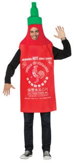Sriracha Chili Sauce Bottle Costume
