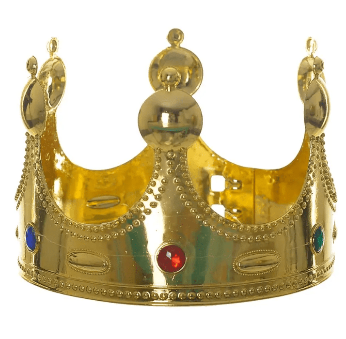 Royal King Gold Crown - The Costume Company