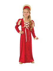 Ruby Medieval Princess Child Costume 