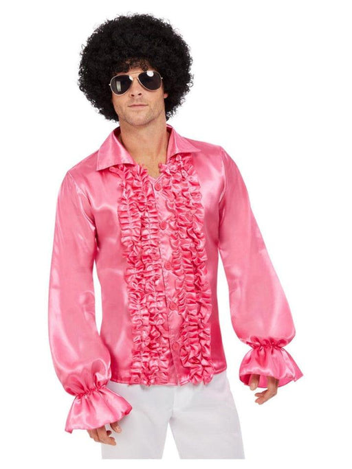 Ruffle Pink Shirt - The Costume Company