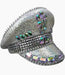 Silver Sequin Festival Hat - The Costume Company