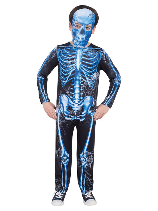 Skeleton Neon Blue Child Costume - Buy Online Only