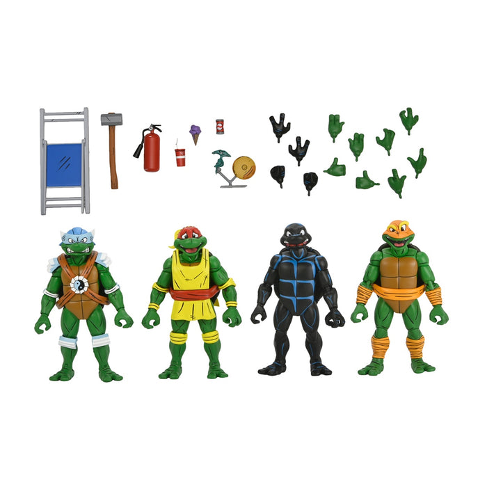 TMNT Stump Wrestling Turles 4 Pack Archie Comics 7" Scale Action Figures - Buy Online Only