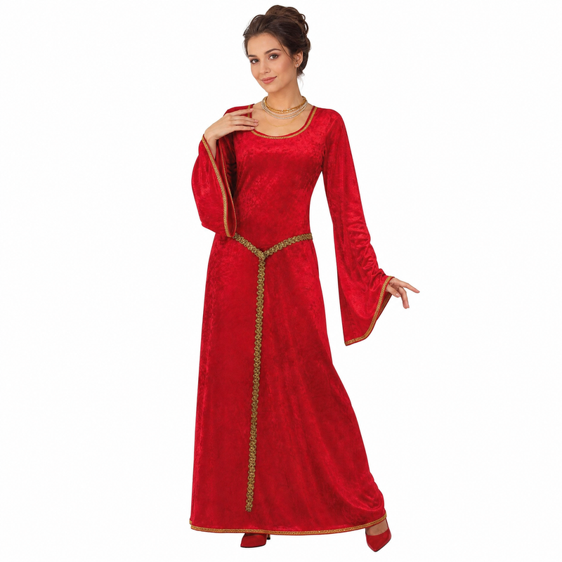 Ruby Medieval Sorceress Costume
