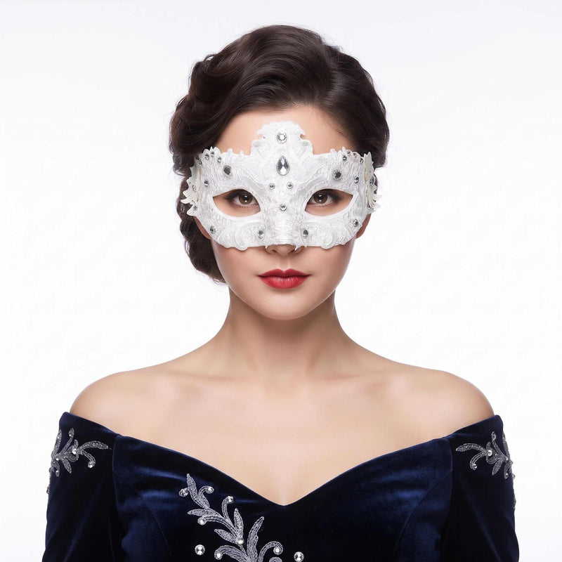 Crystal Lace Cream Eye Mask
