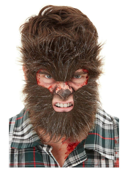 Werewolf Face Fur - Buy Online Only - The Costume Company