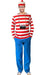 Where's Wally Inspired Adult Costume with Pockets - Buy Online Only - The Costume Company