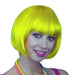 Yellow Bob Wig - The Costume Company