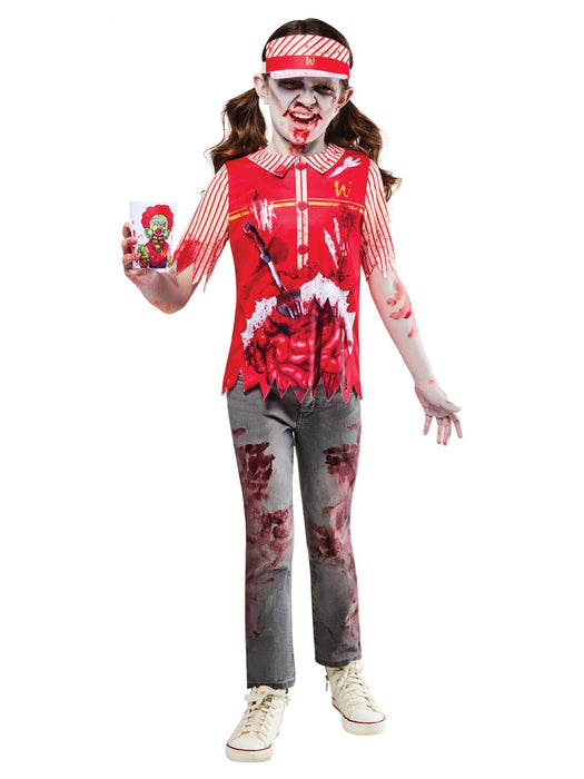 Zombie Burger Worker Child Costume - Buy Online Only