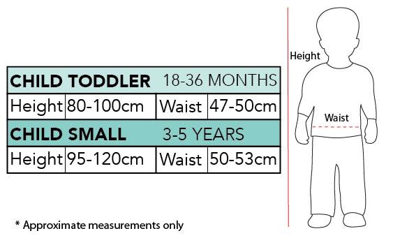 101 Dalmatians Jumpsuit sizes