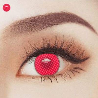 Red Mesh 1 Year Contact Lenses - Buy Online Only