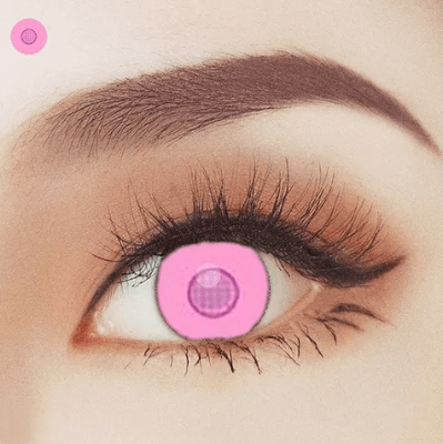 Enchanted Pink 1 Year Contact Lenses | Buy Online - The Costume Company | Australian & Family Owned 