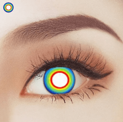 Psychedelic 1 Year Contact Lenses | Buy Online - The Costume Company | Australian & Family Owned 