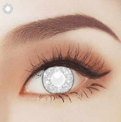 Silver Sparkle 1 Year Contact Lenses | Buy Online - The Costume Company | Australian & Family Owned 