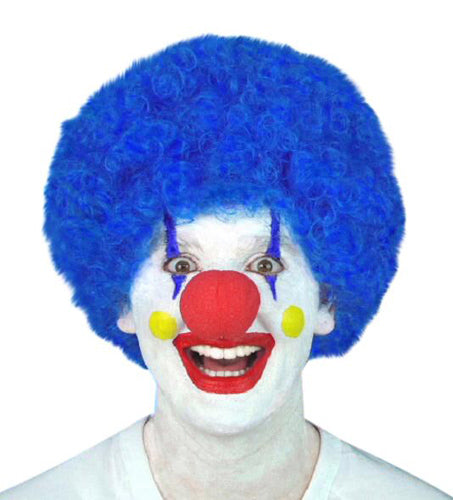 Clown Wig Blue