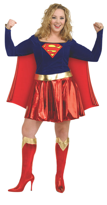 Supergirl Deluxe Plus Size Costume - Buy Online Only