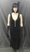 1920s Dress - Long V Neck Black Flapper - Hire - The Costume Company | Fancy Dress Costumes Hire and Purchase Brisbane and Australia