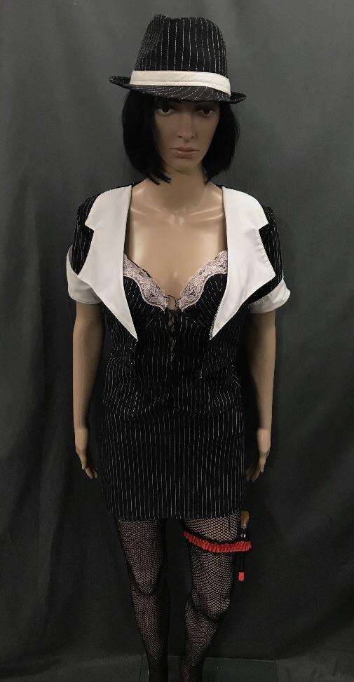 1920’s Gangster Moll with Corset, Bolero and Short Skirt - Hire - The Costume Company | Fancy Dress Costumes Hire and Purchase Brisbane and Australia