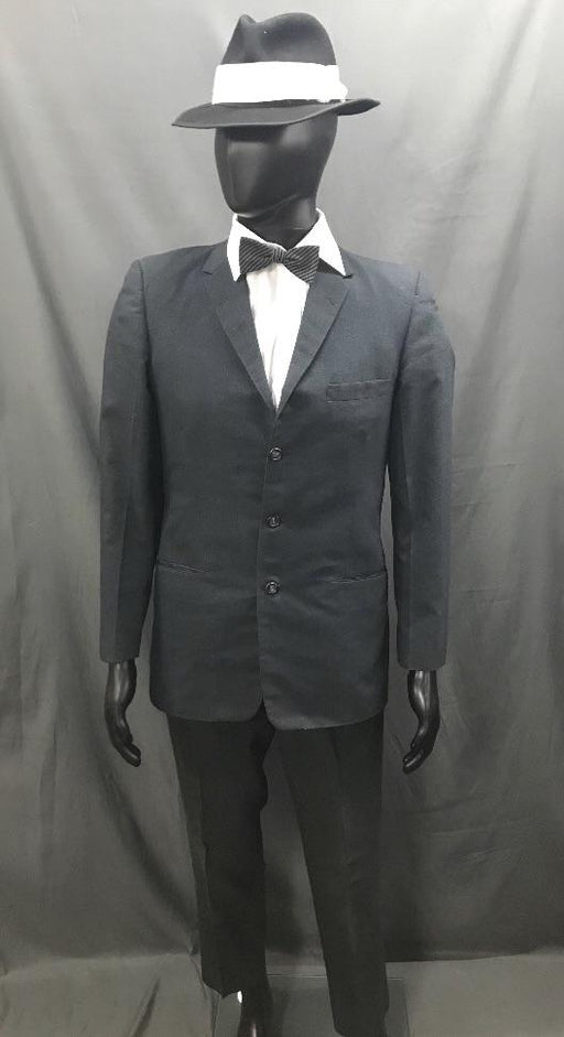1920s Gangster Suit Black and White - Hire 2