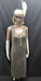 1930s-40s Bias Cut Cocktail Dress - Long Cream Beaded - Hire - The Costume Company | Fancy Dress Costumes Hire and Purchase Brisbane and Australia