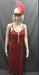 1930s-40s Bias Cut Cocktail Dress - Long Red Sexy Sequin - Hire - The Costume Company | Fancy Dress Costumes Hire and Purchase Brisbane and Australia