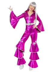 1970’s Dancing Dream Pink Jumpsuit Costume - The Costume Company