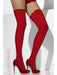 Sheer Red Hold-Ups with Lace Tops | Buy Online - The Costume Company | Australian & Family Owned 