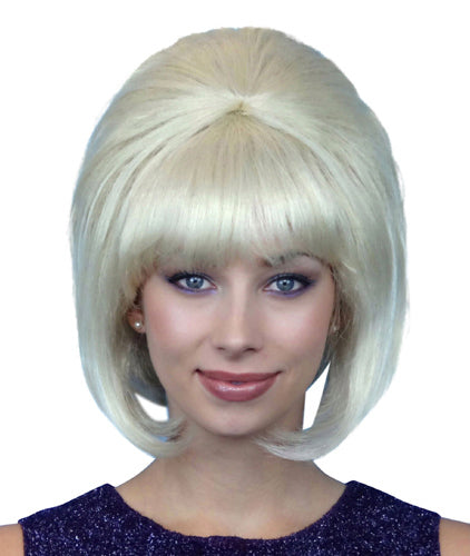 Beehive Large Blonde 60s Style Wig - The Costume Company | Fancy Dress Costumes Hire and Purchase Brisbane and Australia