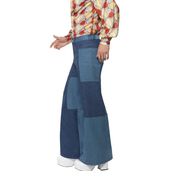 Flared Patchwork Pants | Buy Online - The Costume Company | Australian & Family Owned