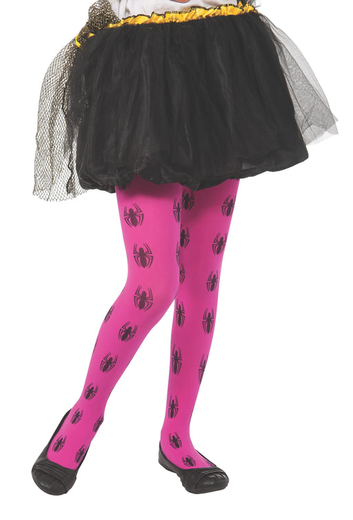 Spider-girl Pink Child Tights | Buy Online - The Costume Company | Australian & Family Owned 