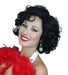 Glamour Silver Screen Star Black Wig - Buy Online - The Costume Company | Australian & Family Owned 